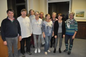 Der gemischte Chor bei der Probe