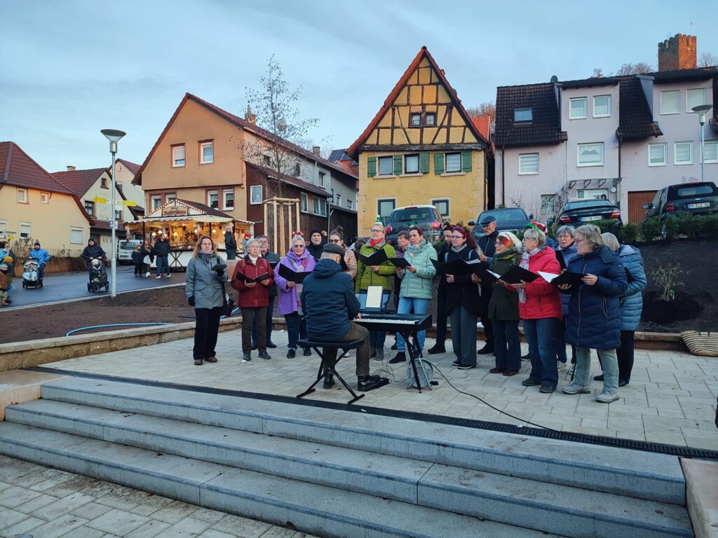 Auftritt beim Sternenfelser Weihnachtsmarkt